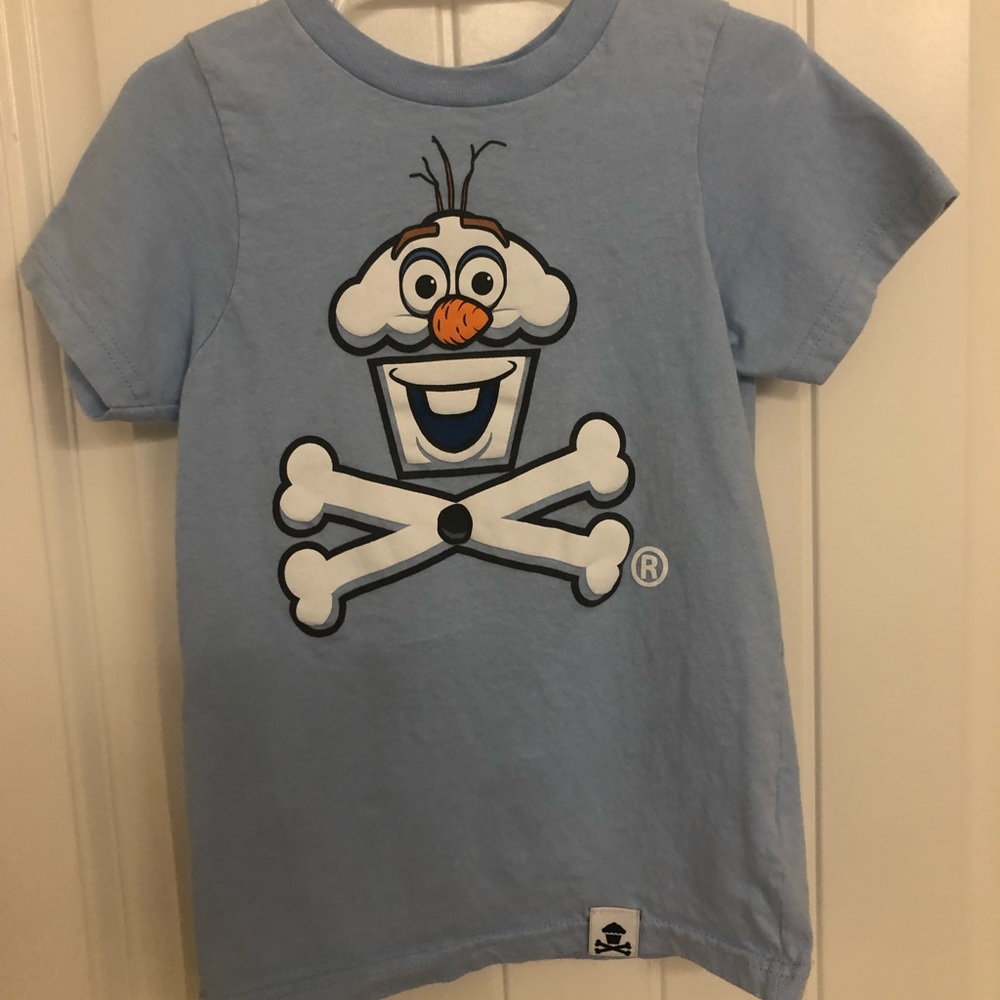 Johnny Cupcakes Olaf shirt youth xsmall